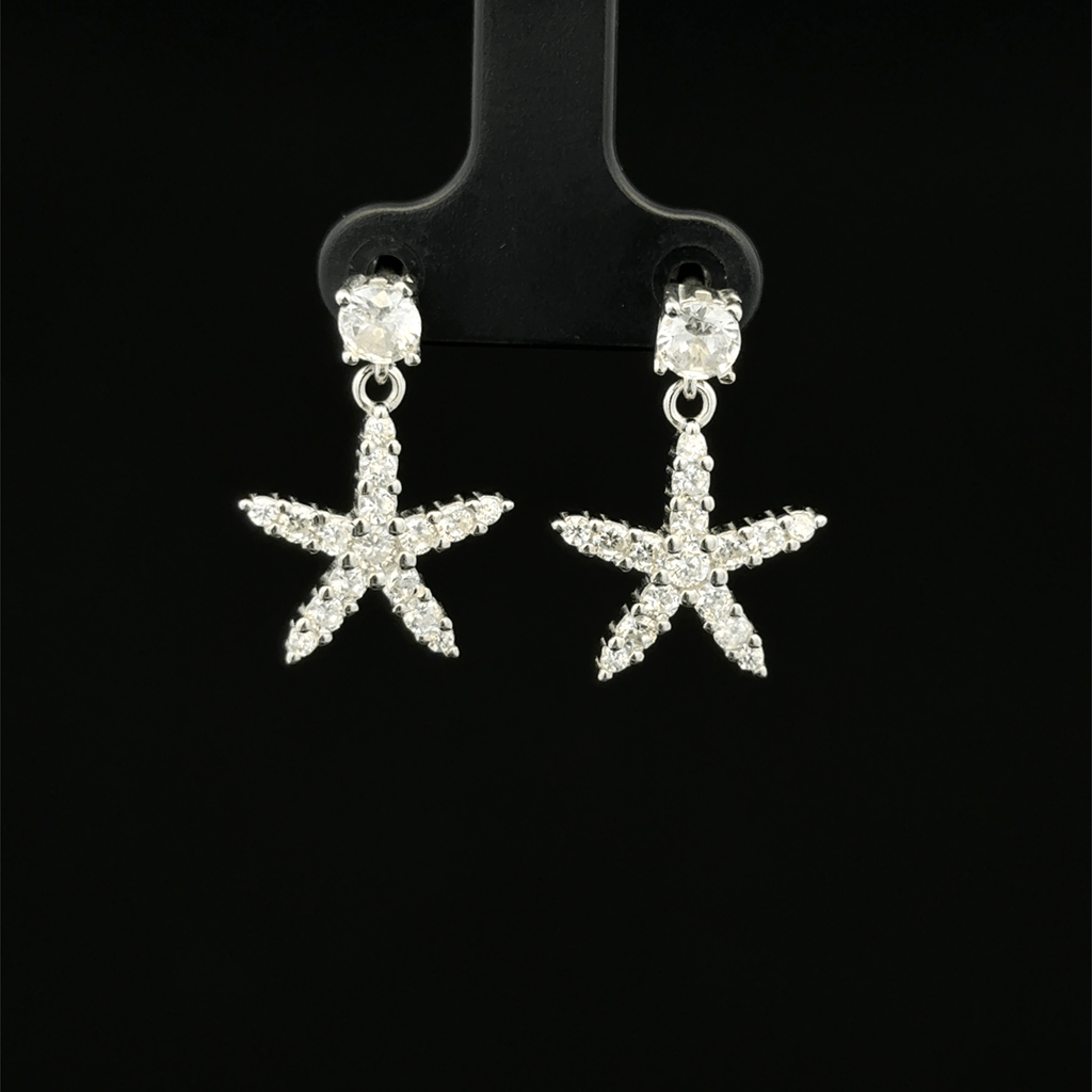 Star Fish Hanging Earrings