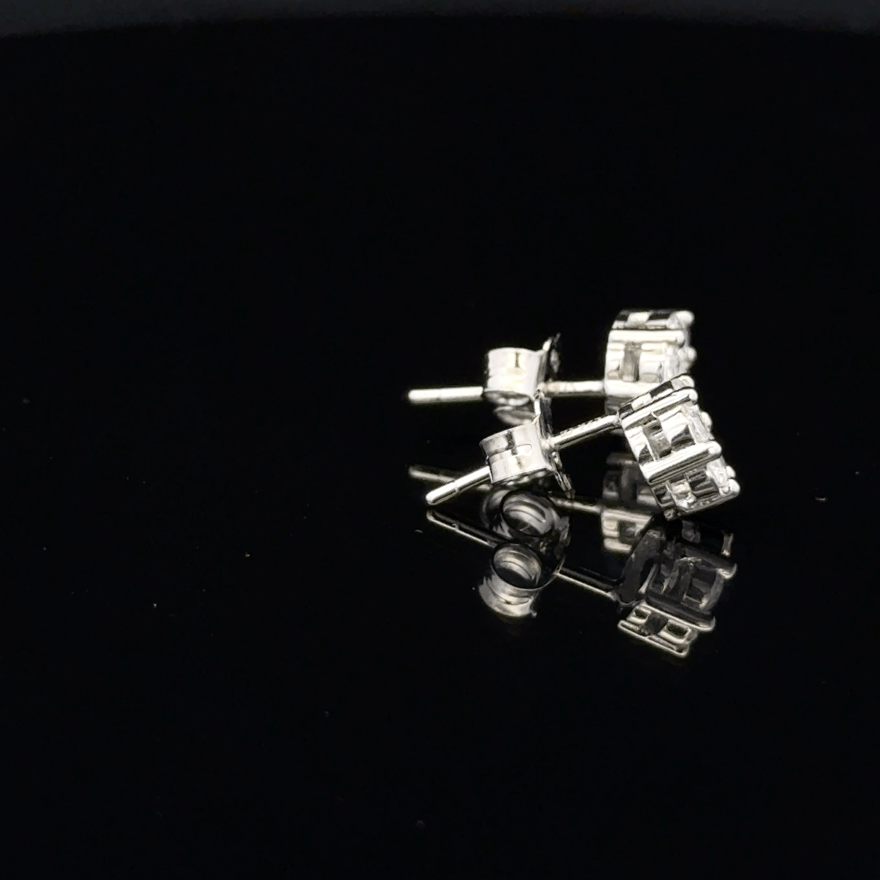Majestic Argent Blooms earrings