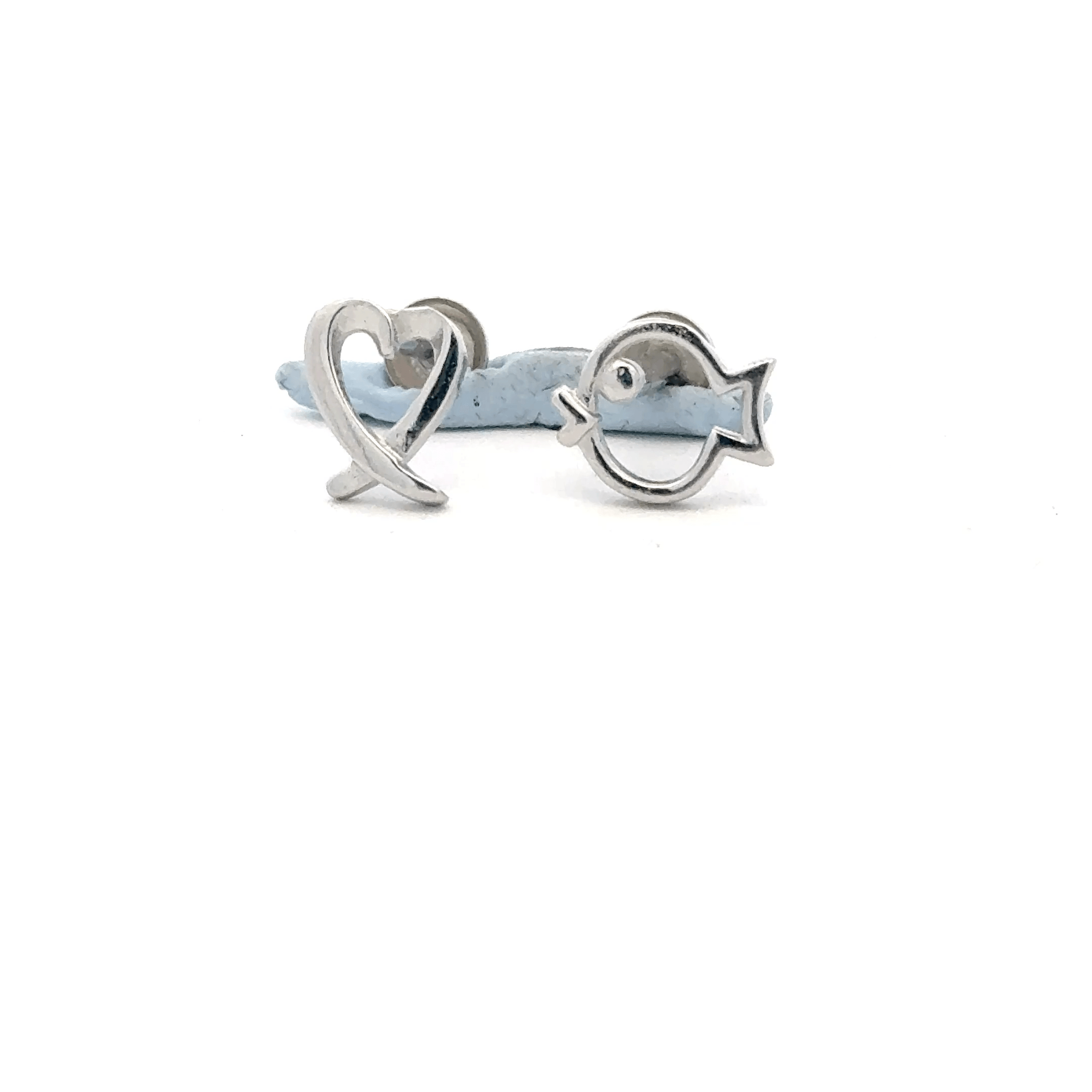 Heart and Fish Earring