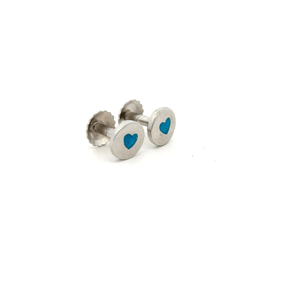 Circle Heart Earring