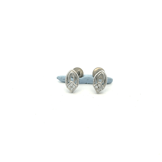 Oval Stone Earring