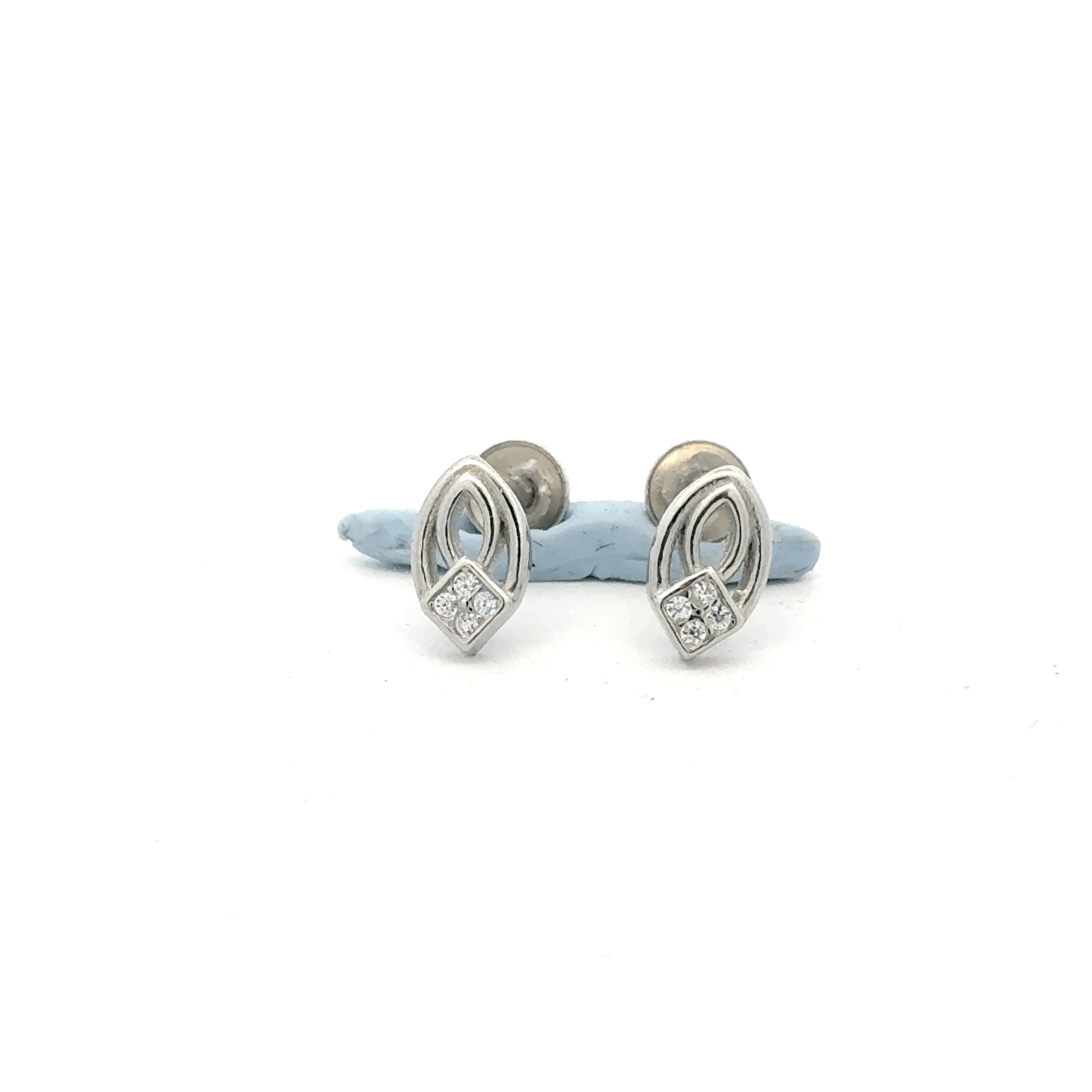 Oval Stone Earring