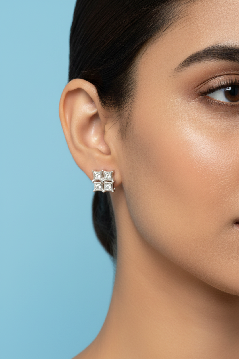 Square Mosaic earrings