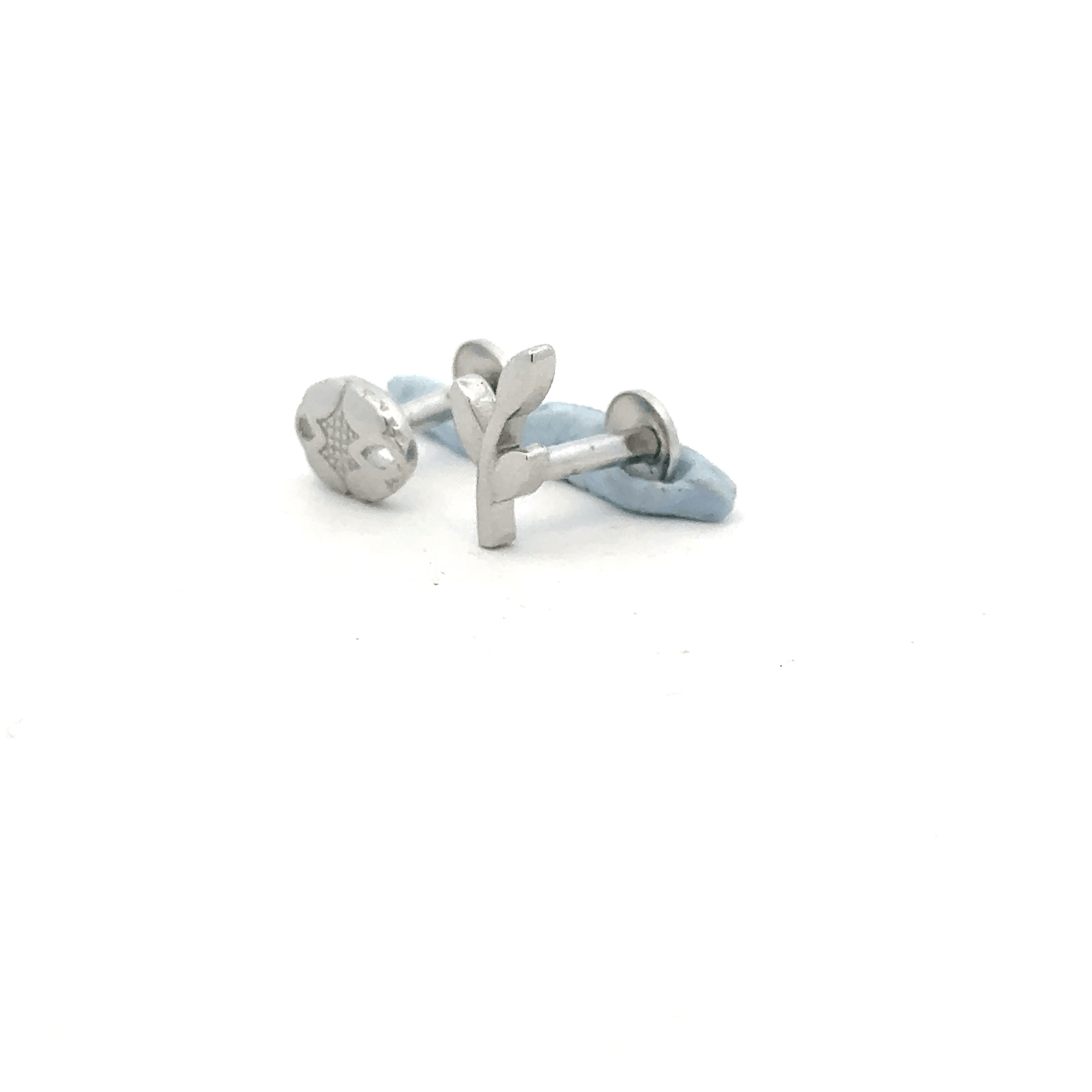 Leaf and circle Earring