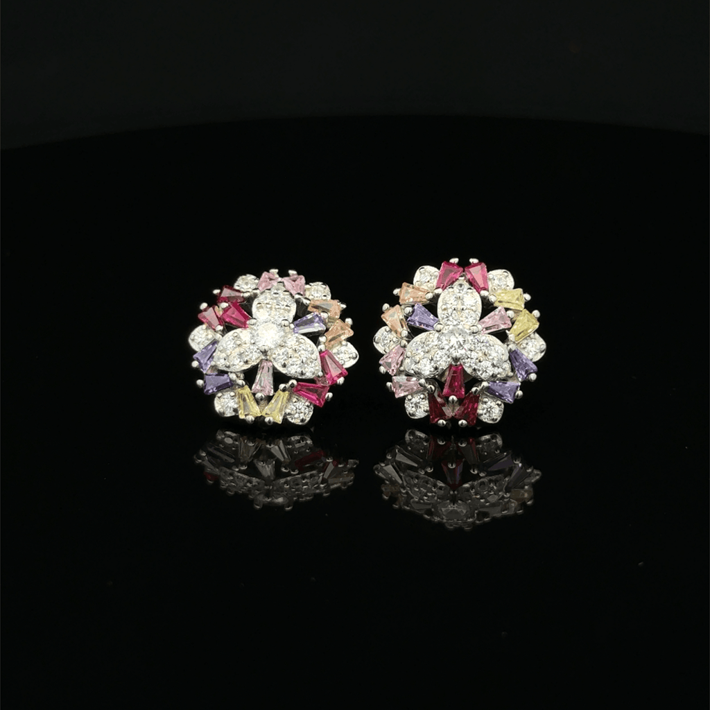 The Trinity Chroma Starburst earrings