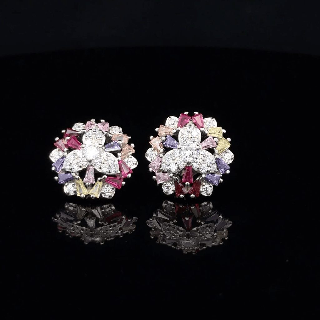 The Trinity Chroma Starburst earrings