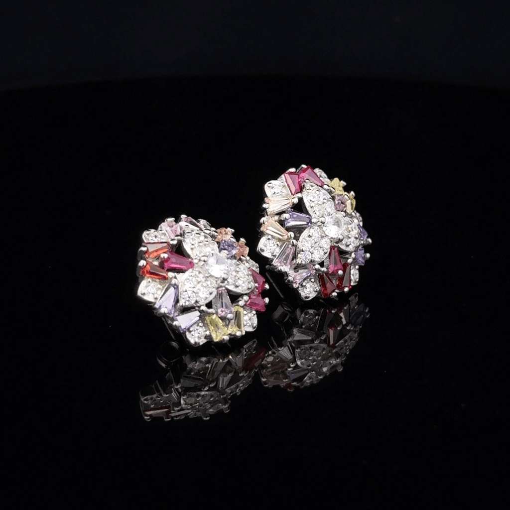 The Trinity Chroma Starburst earrings