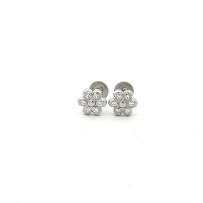 Flower Stone Earring