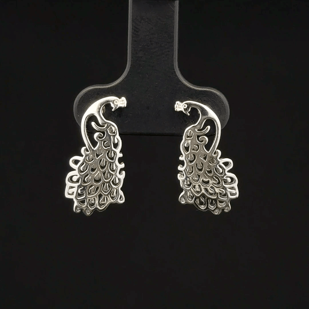 Peacock Bird earrings