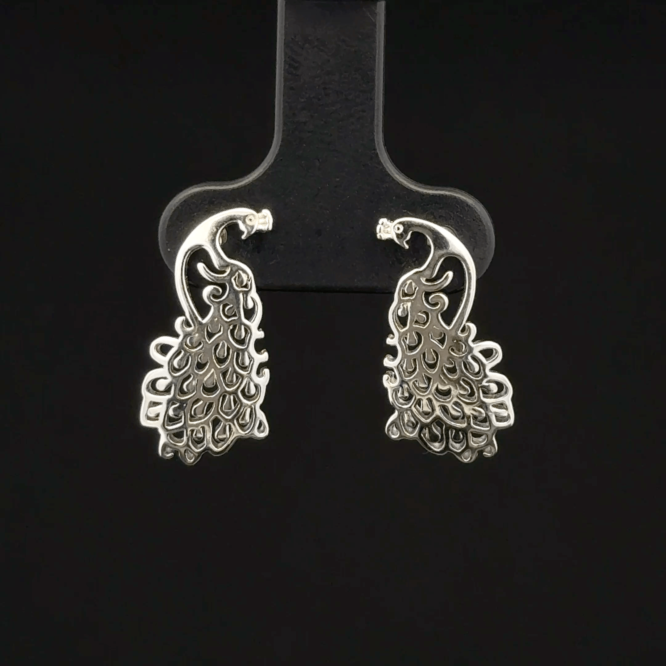 Peacock Bird earrings