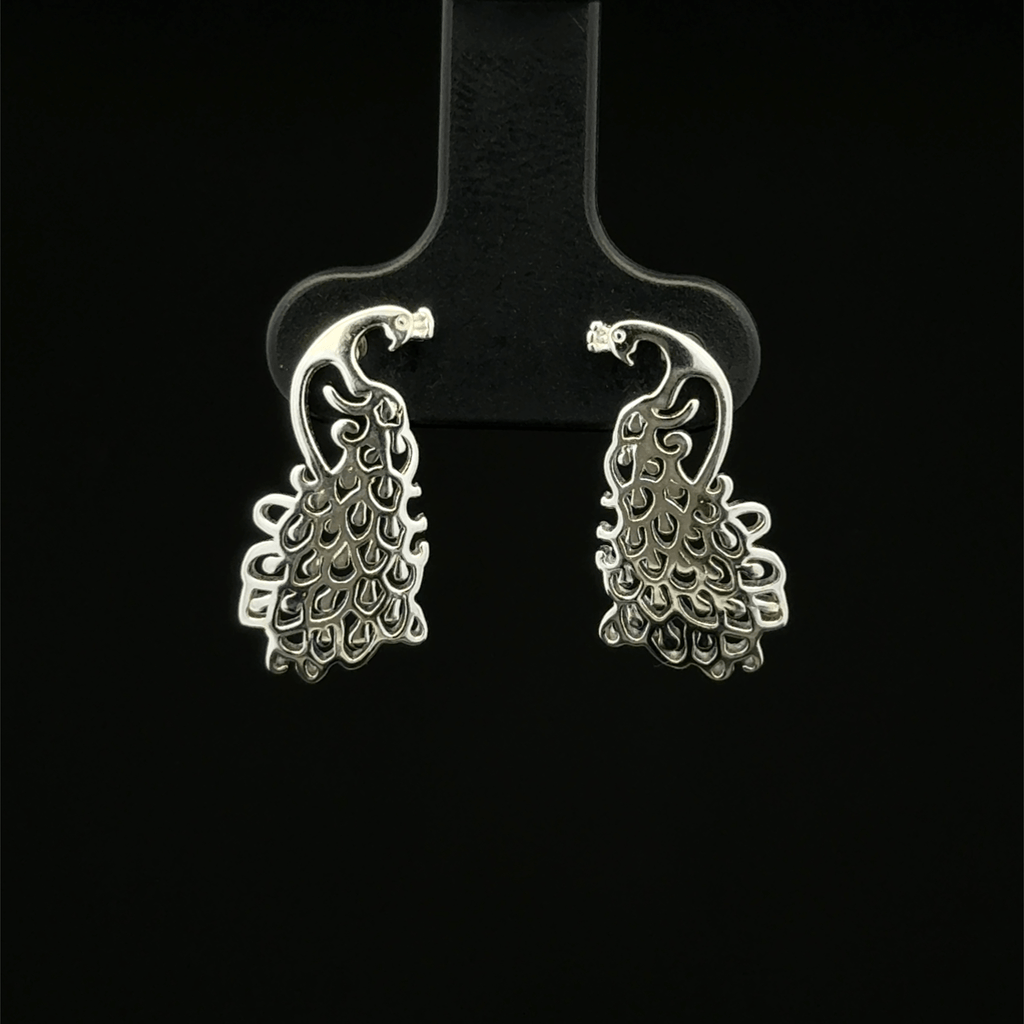 Peacock Bird earrings