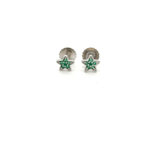 Star Green Earring