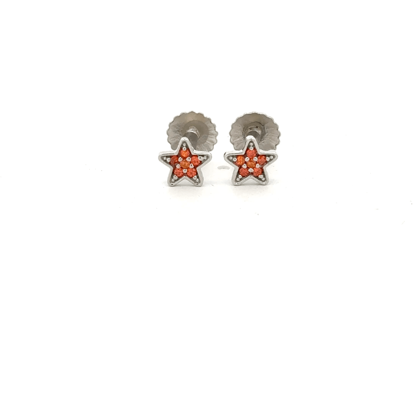 Star Orange Earring