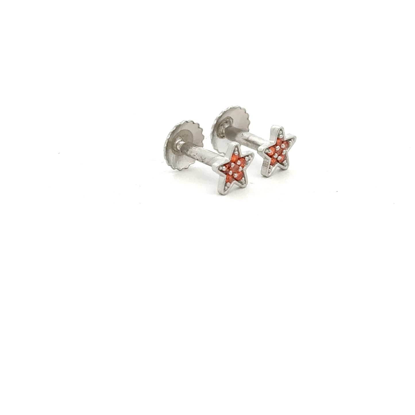 Star Orange Earring