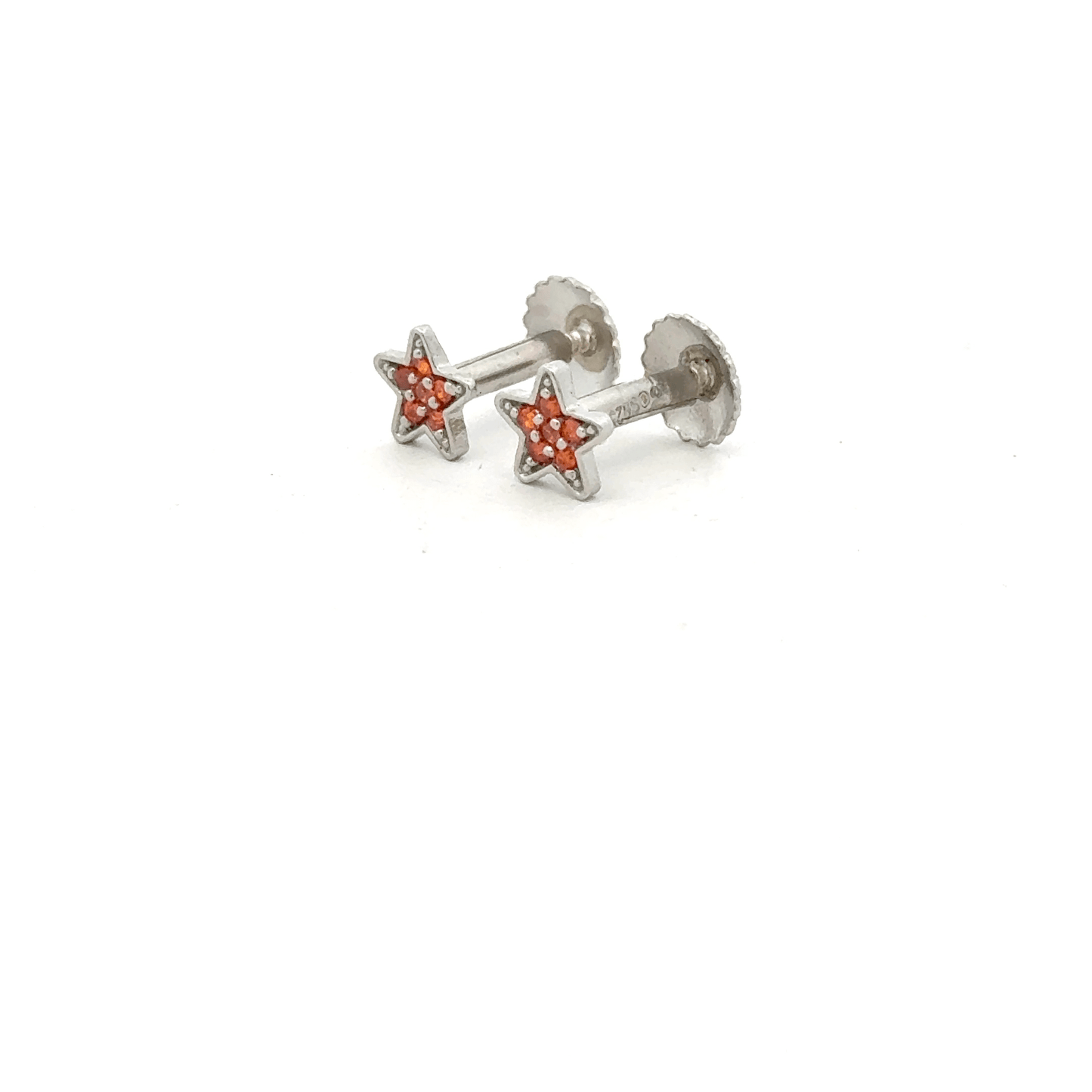 Star Orange Earring
