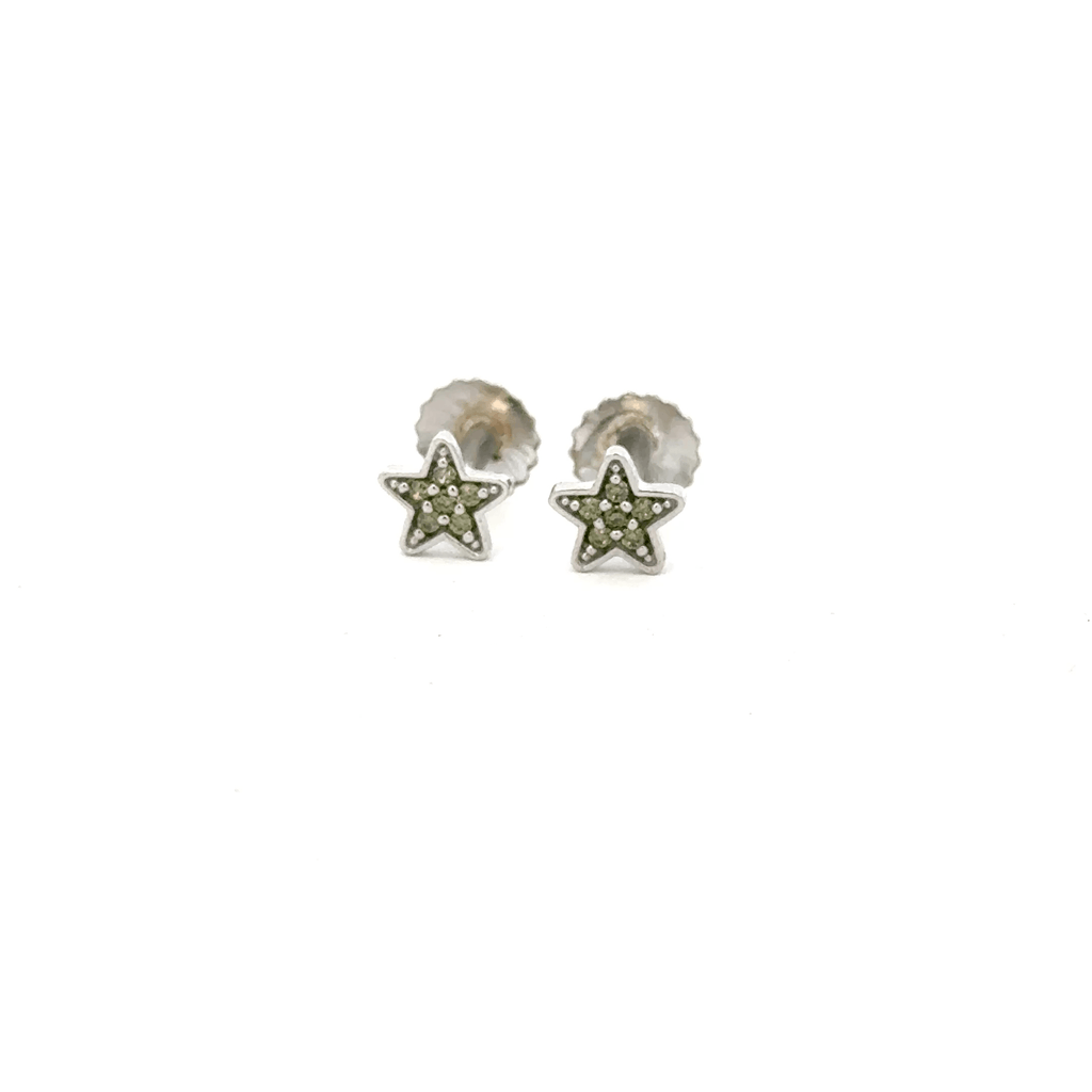 Star Green Earring
