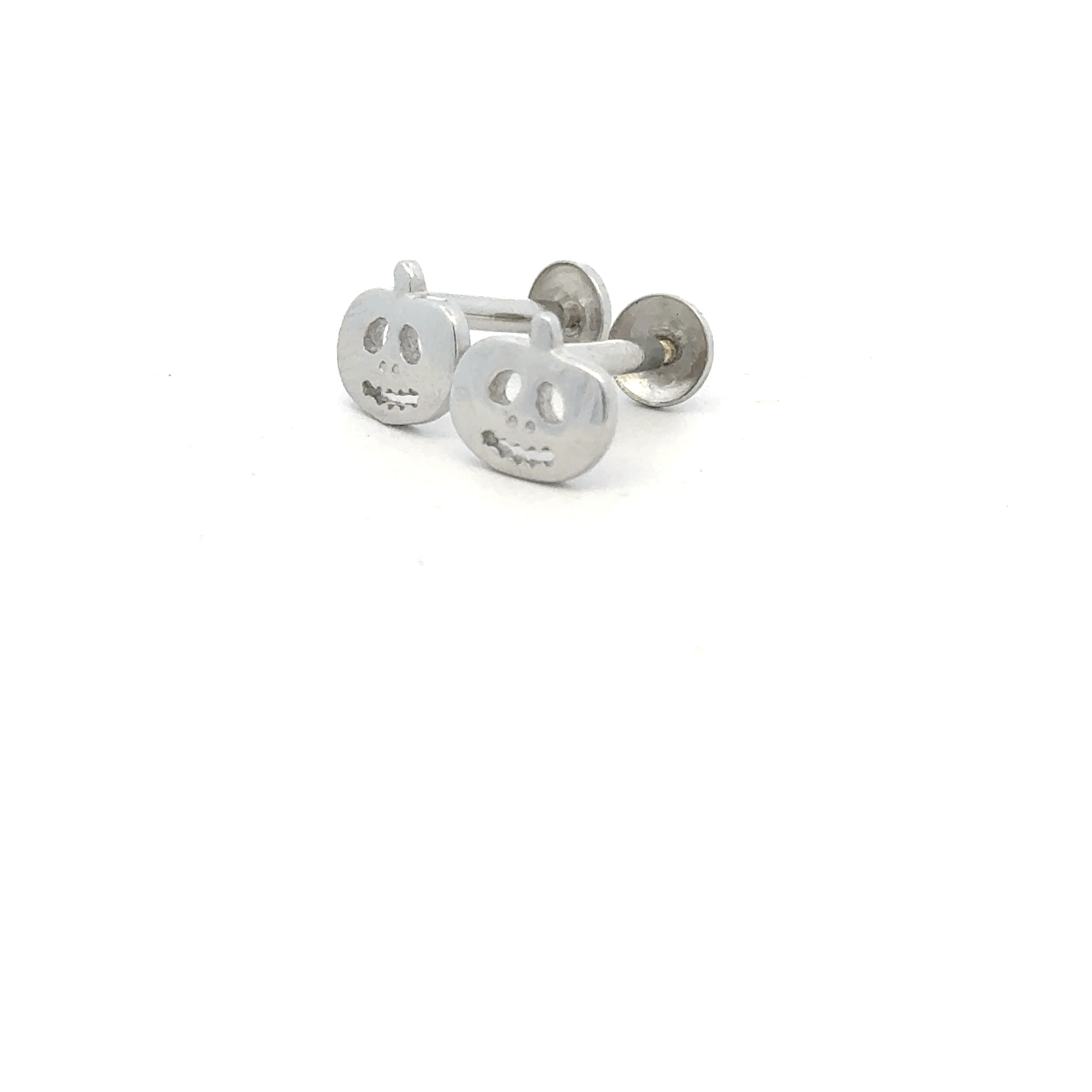 Pumpkin Face Earring
