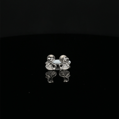Heart swan Earrings