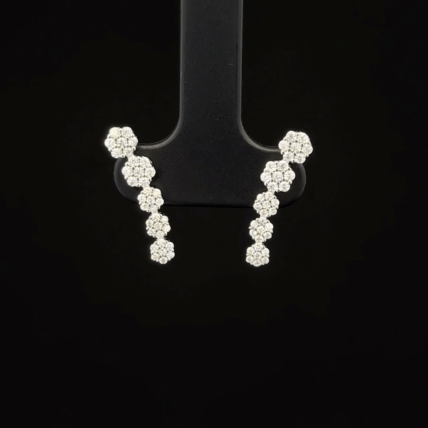 Flower Long Stud
