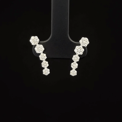 Flower Long Stud
