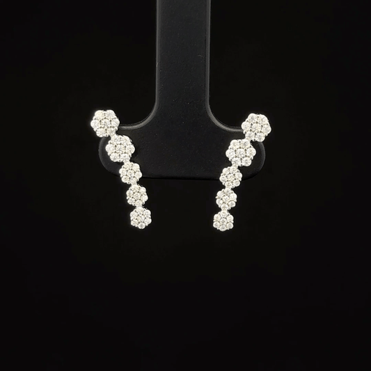 Flower Long Stud