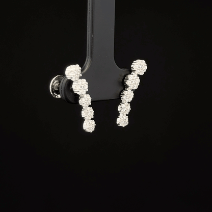 Flower Long Stud