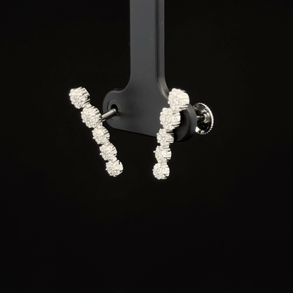 Flower Long Stud