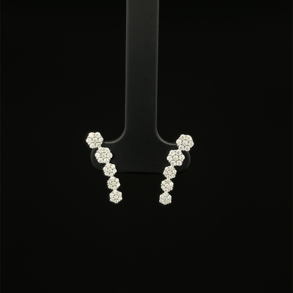 Flower Long Stud