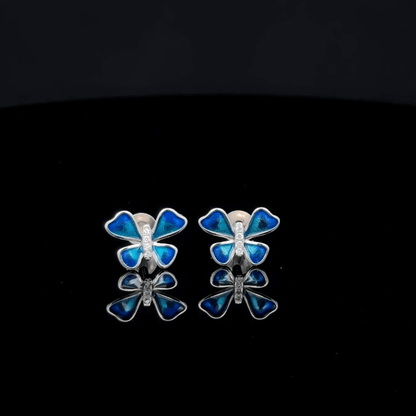 Blue Butterfly Earrings