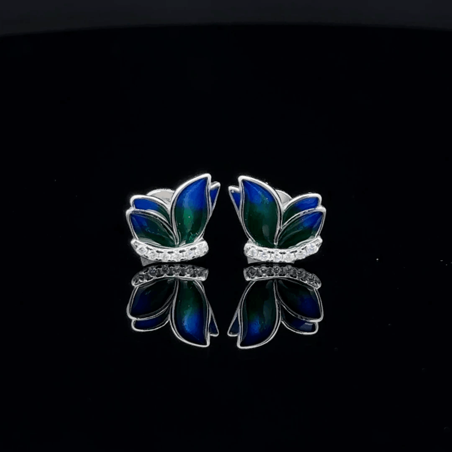 Blue Butterfly Earrings