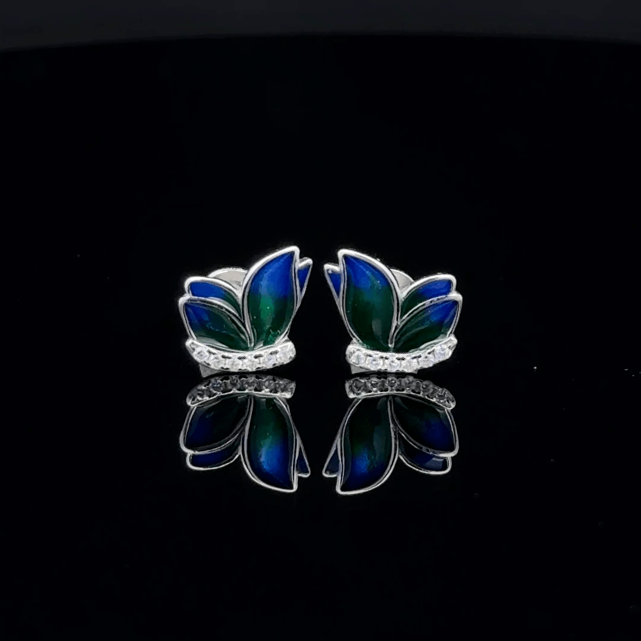 Blue Butterfly Earrings