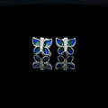 Blue Butterfly Earring