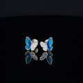 Stone Butterfly Earrings
