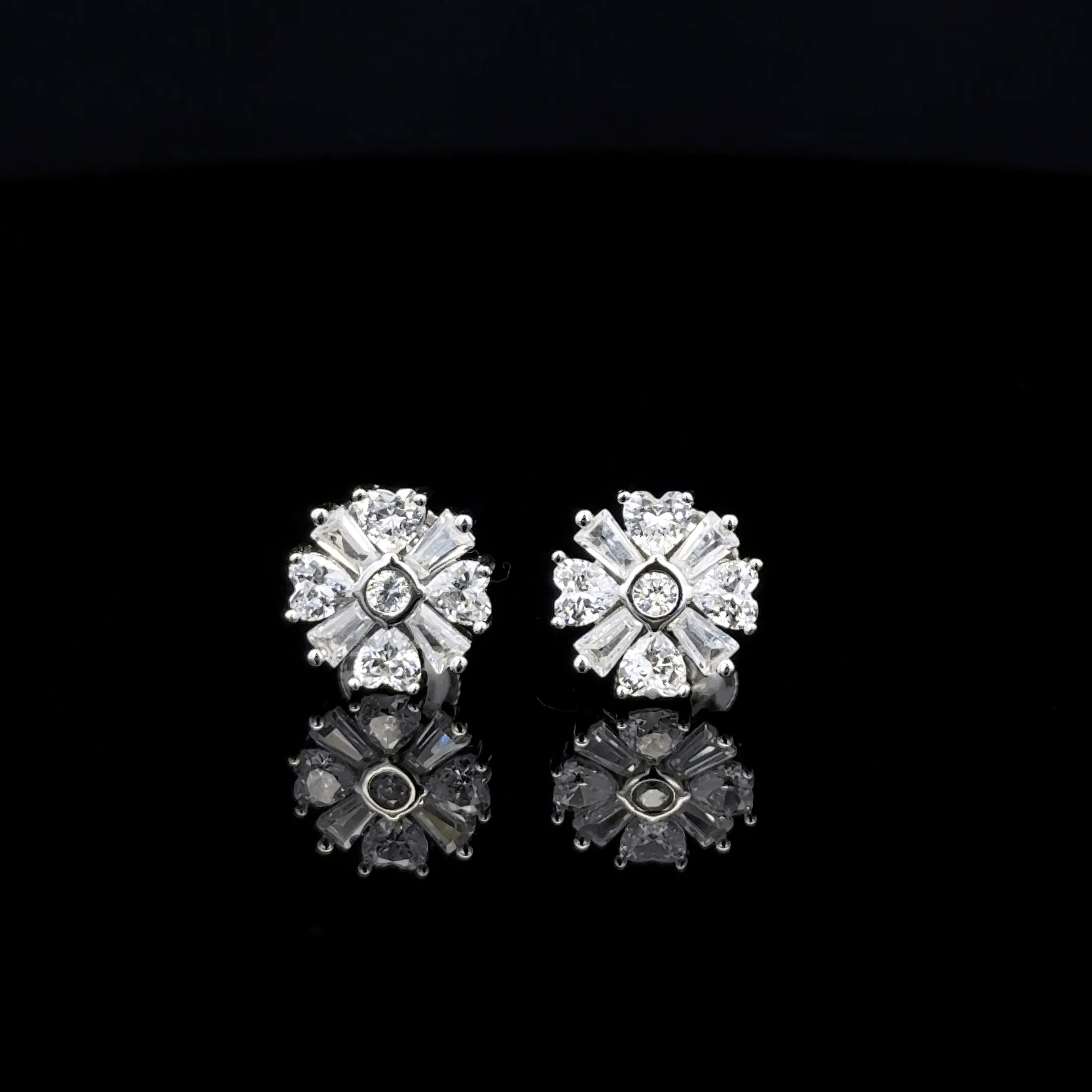Flower earrings
