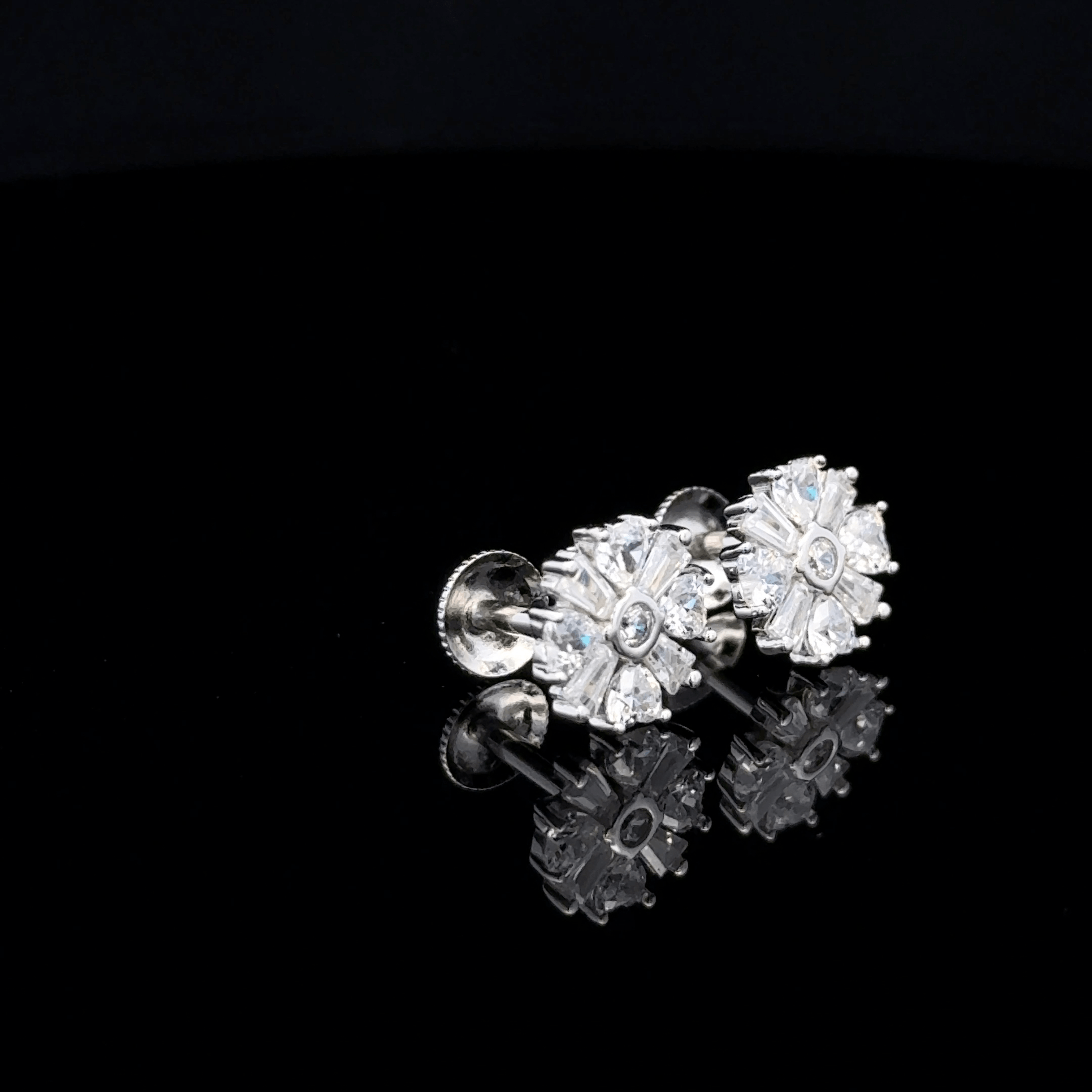 Flower earrings
