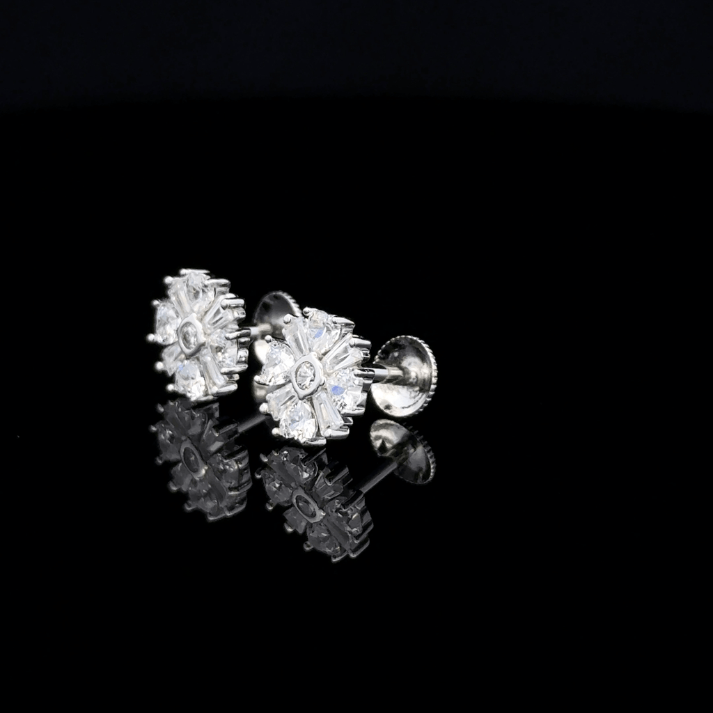 Flower earrings
