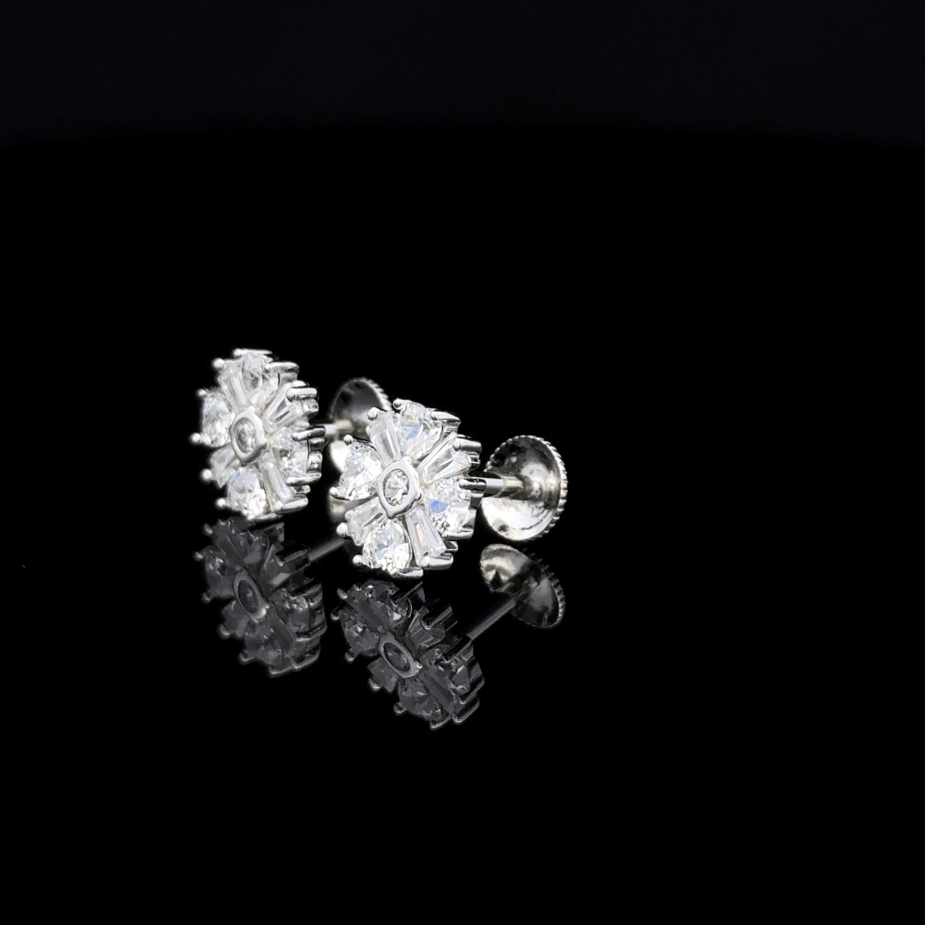 Flower earrings