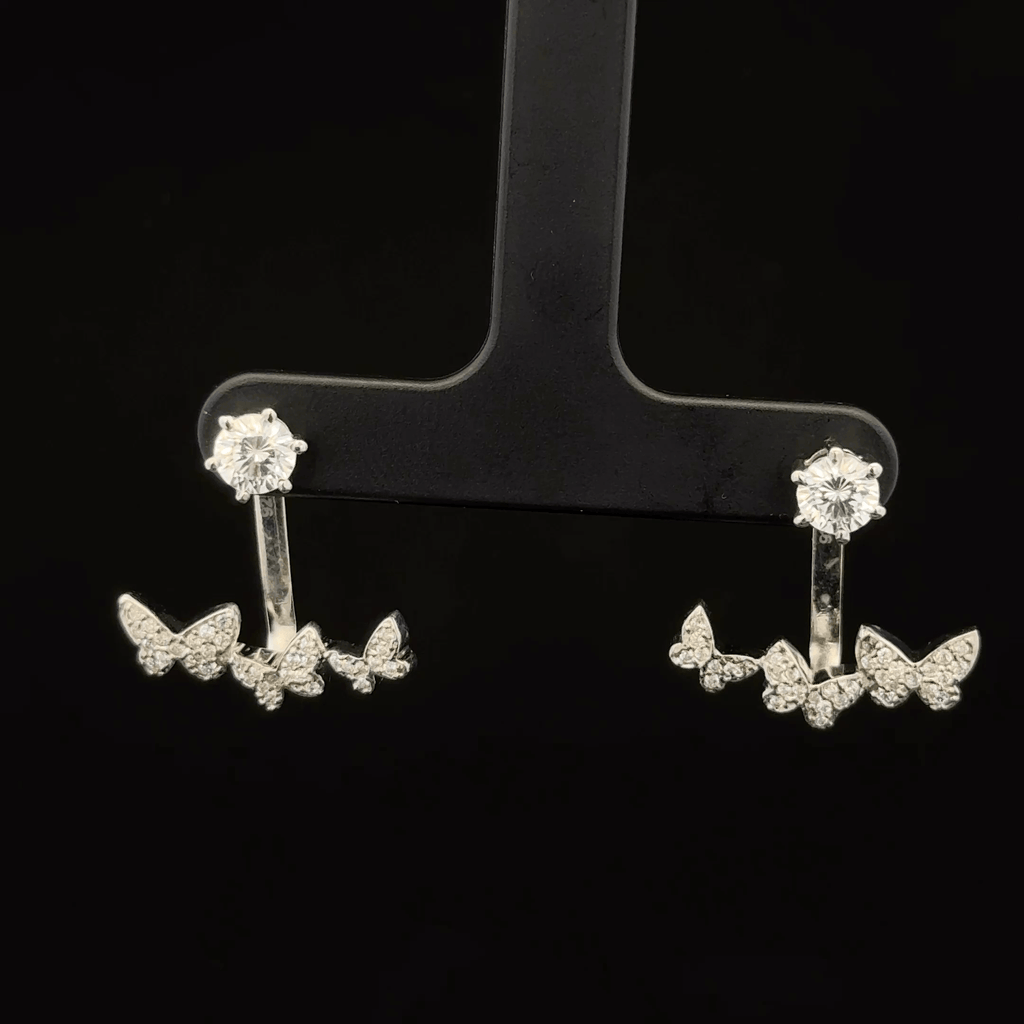 Hanging Butterfly Earrings