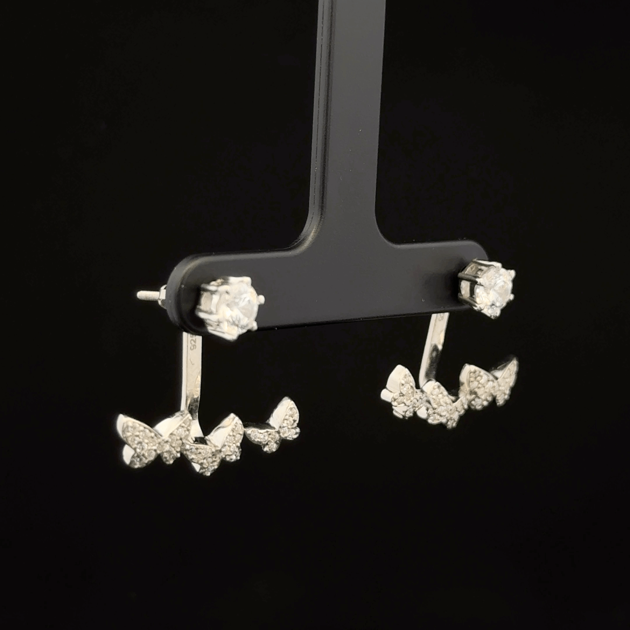 Hanging Butterfly Earrings