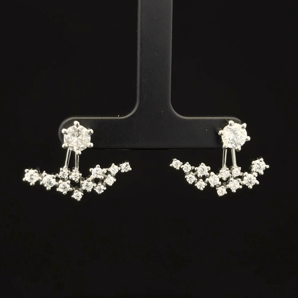 Winged Cluster Earrings