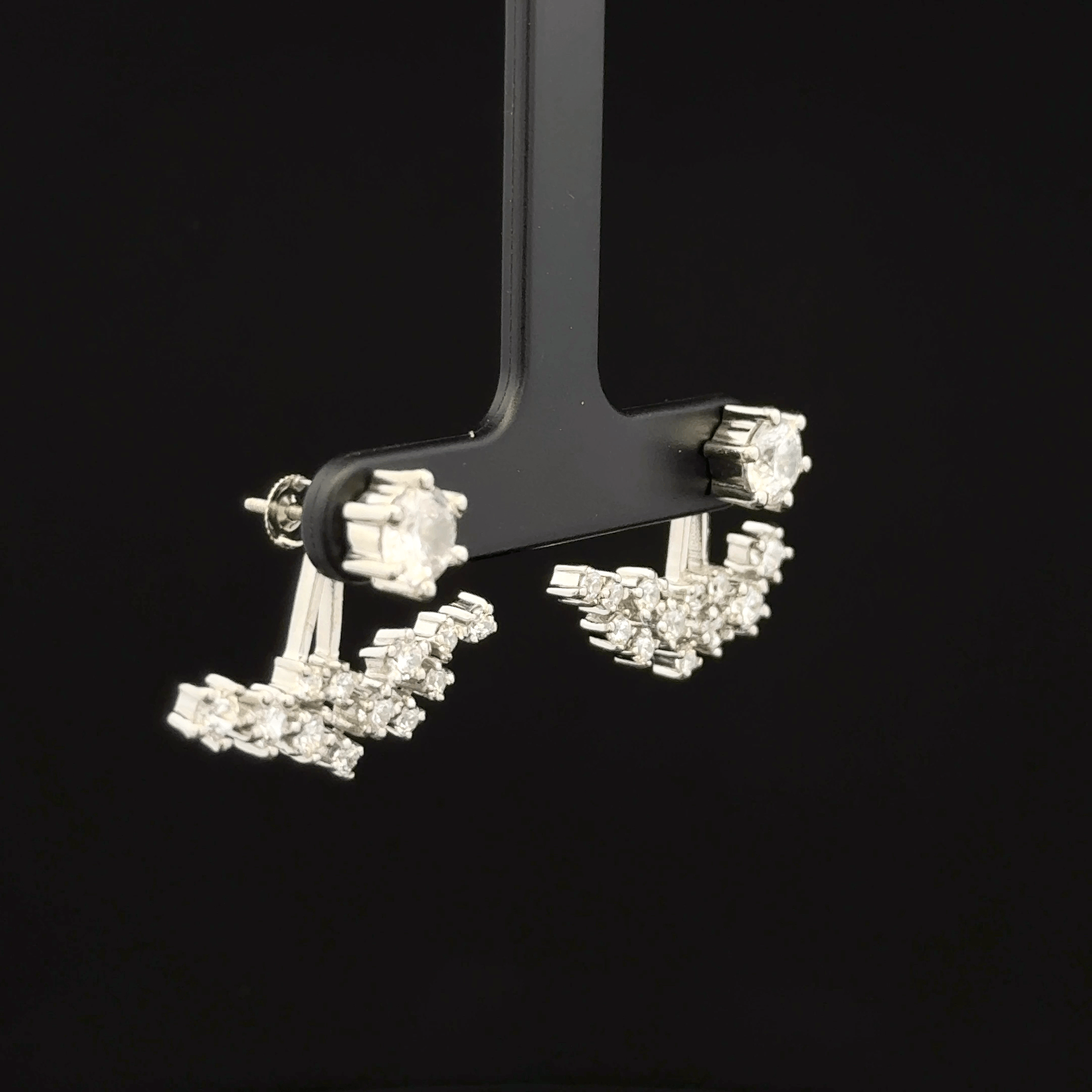 Winged Cluster Earrings
