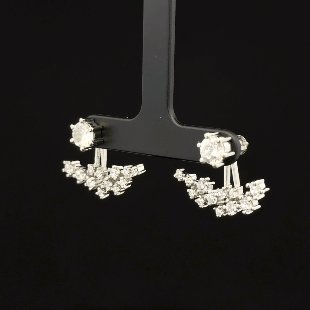 Winged Cluster Earrings