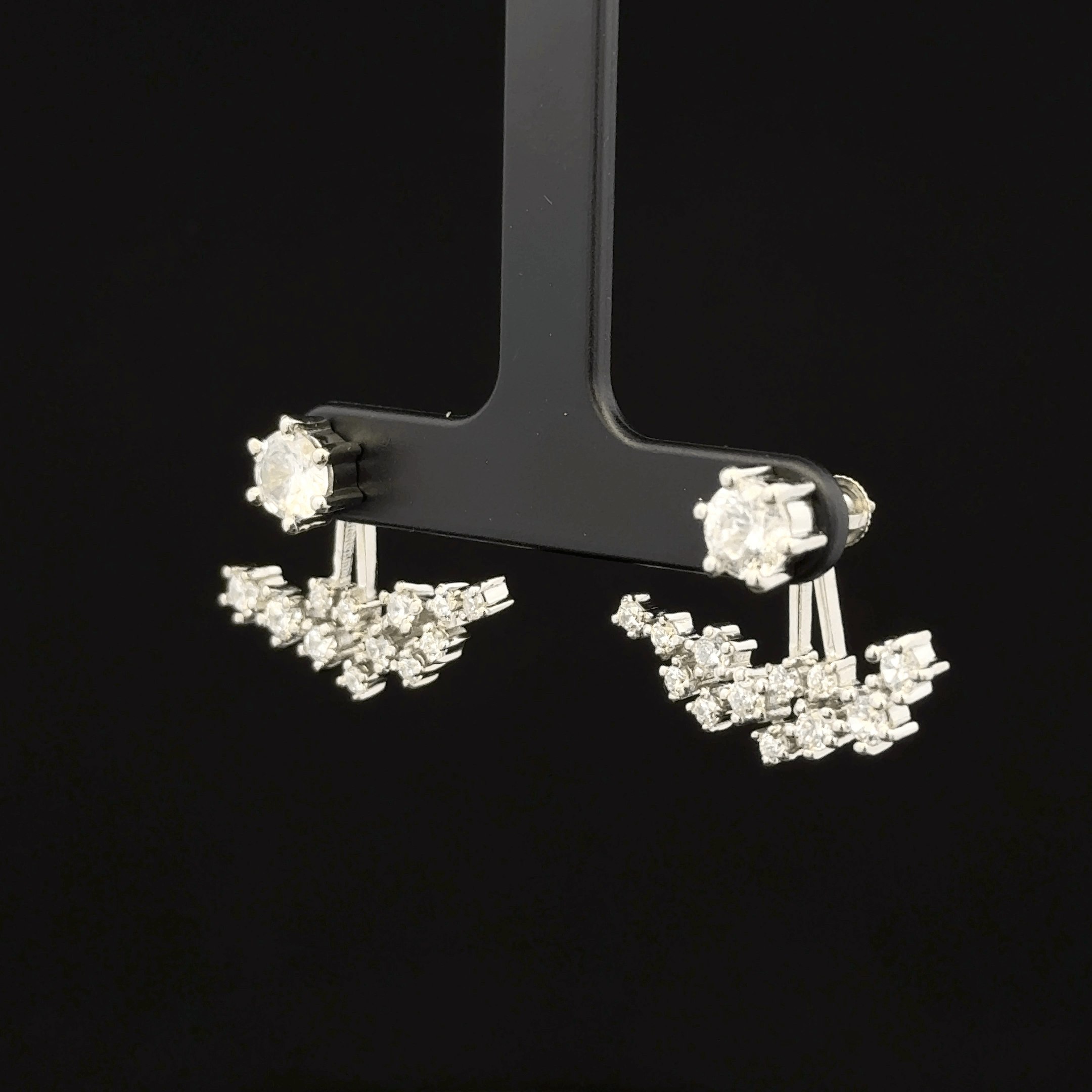 Winged Cluster Earrings