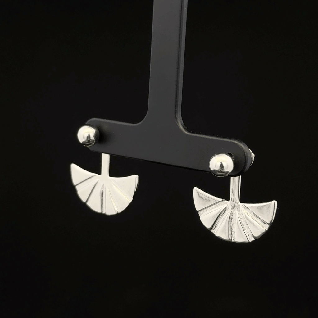 Fan Ear Jacket Earrings