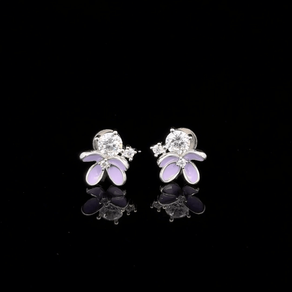 Flower and stone Earrings