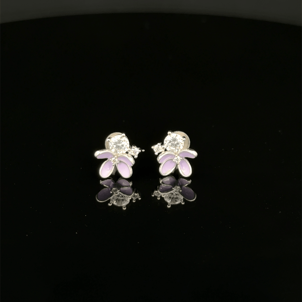 Flower and stone Earrings