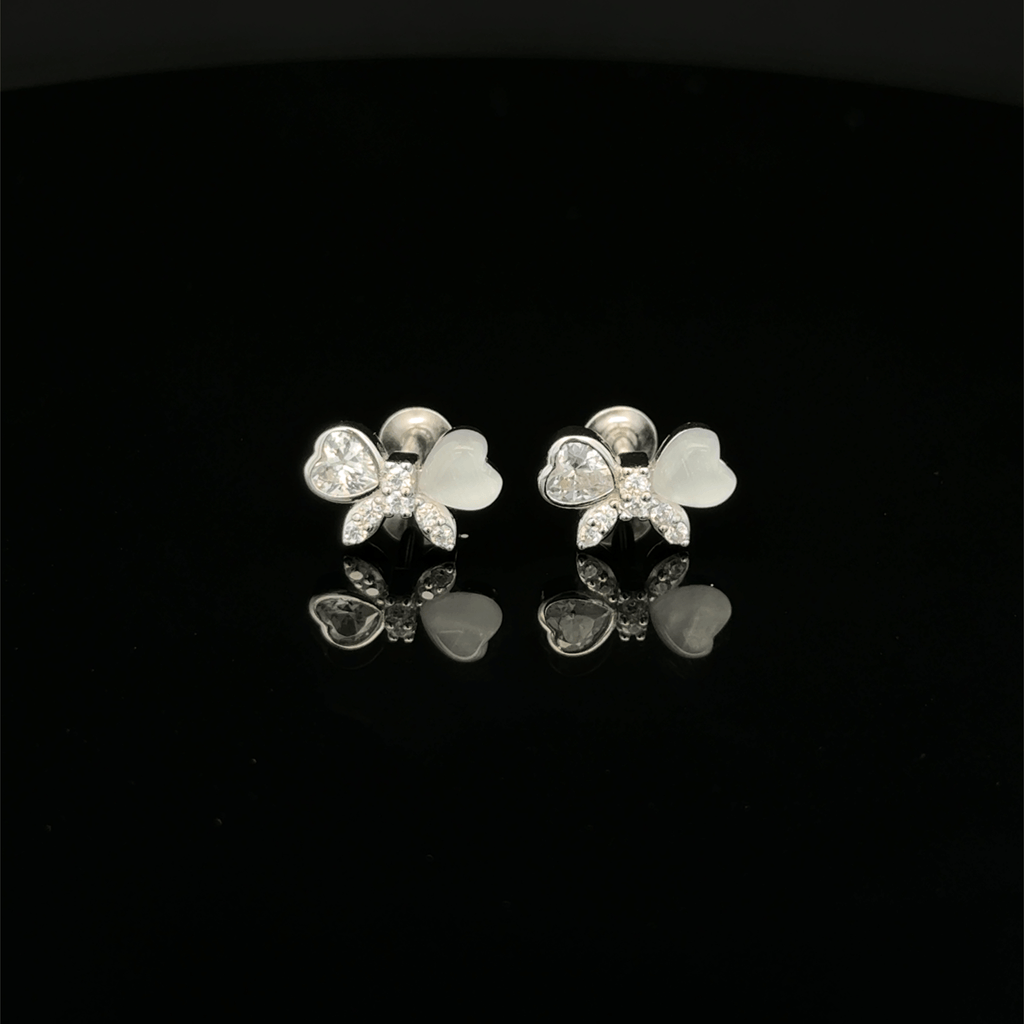 Minimalist Butterfly Motif Earrings