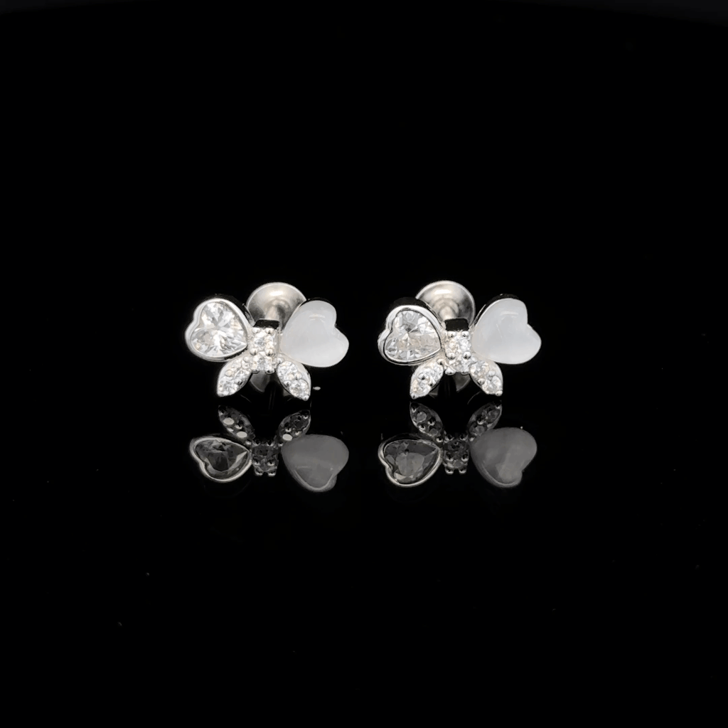 Minimalist Butterfly Motif Earrings