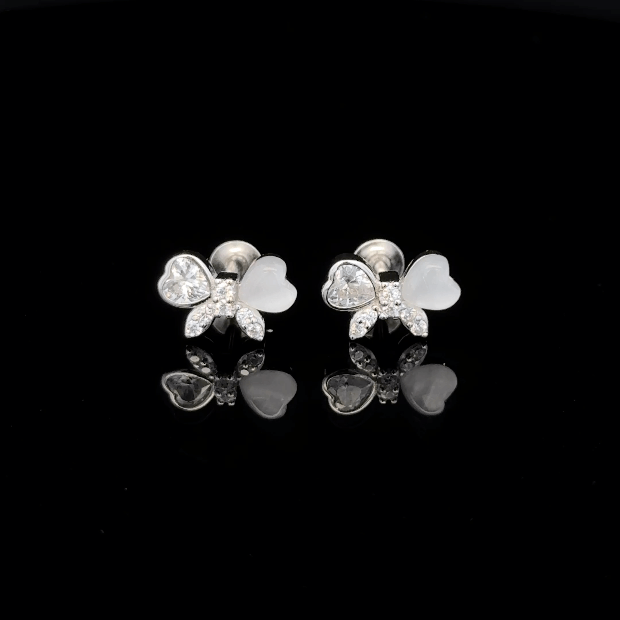 Minimalist Butterfly Motif Earrings