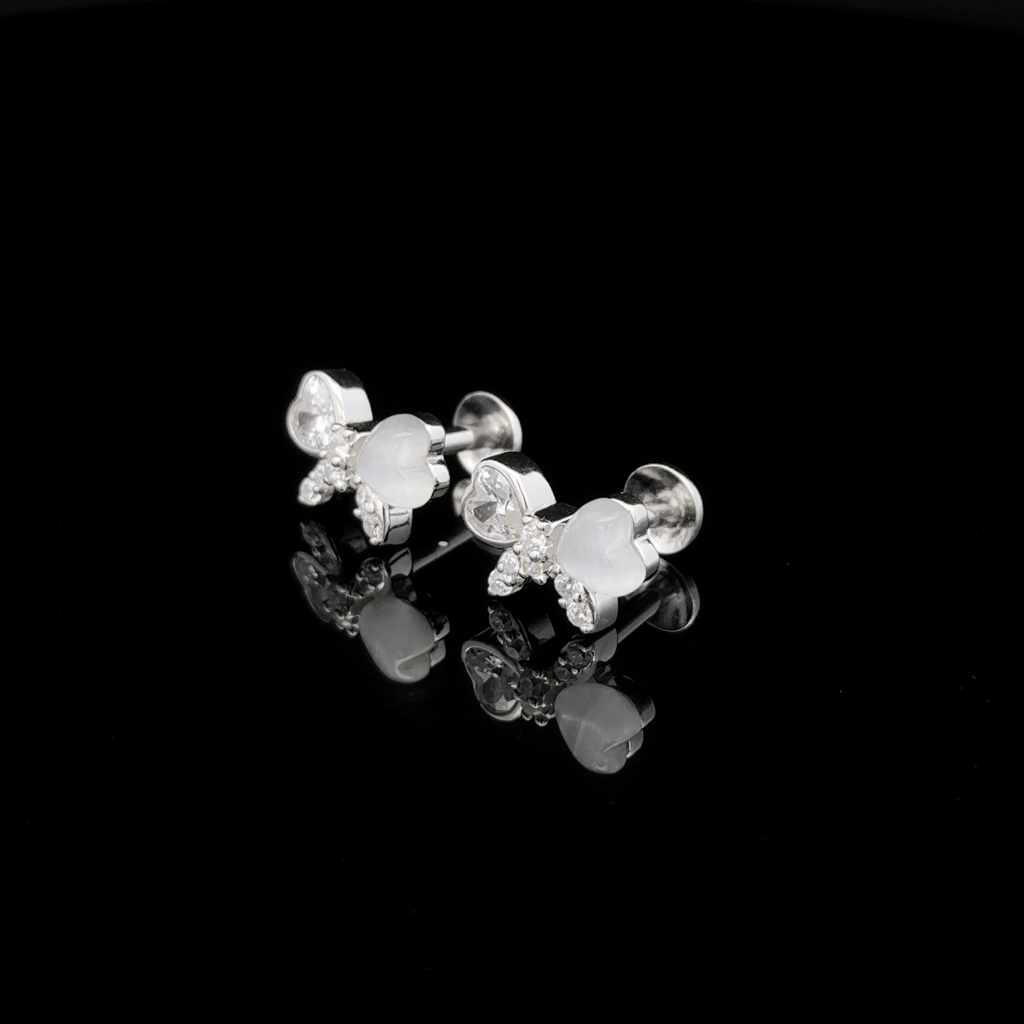 Minimalist Butterfly Motif Earrings
